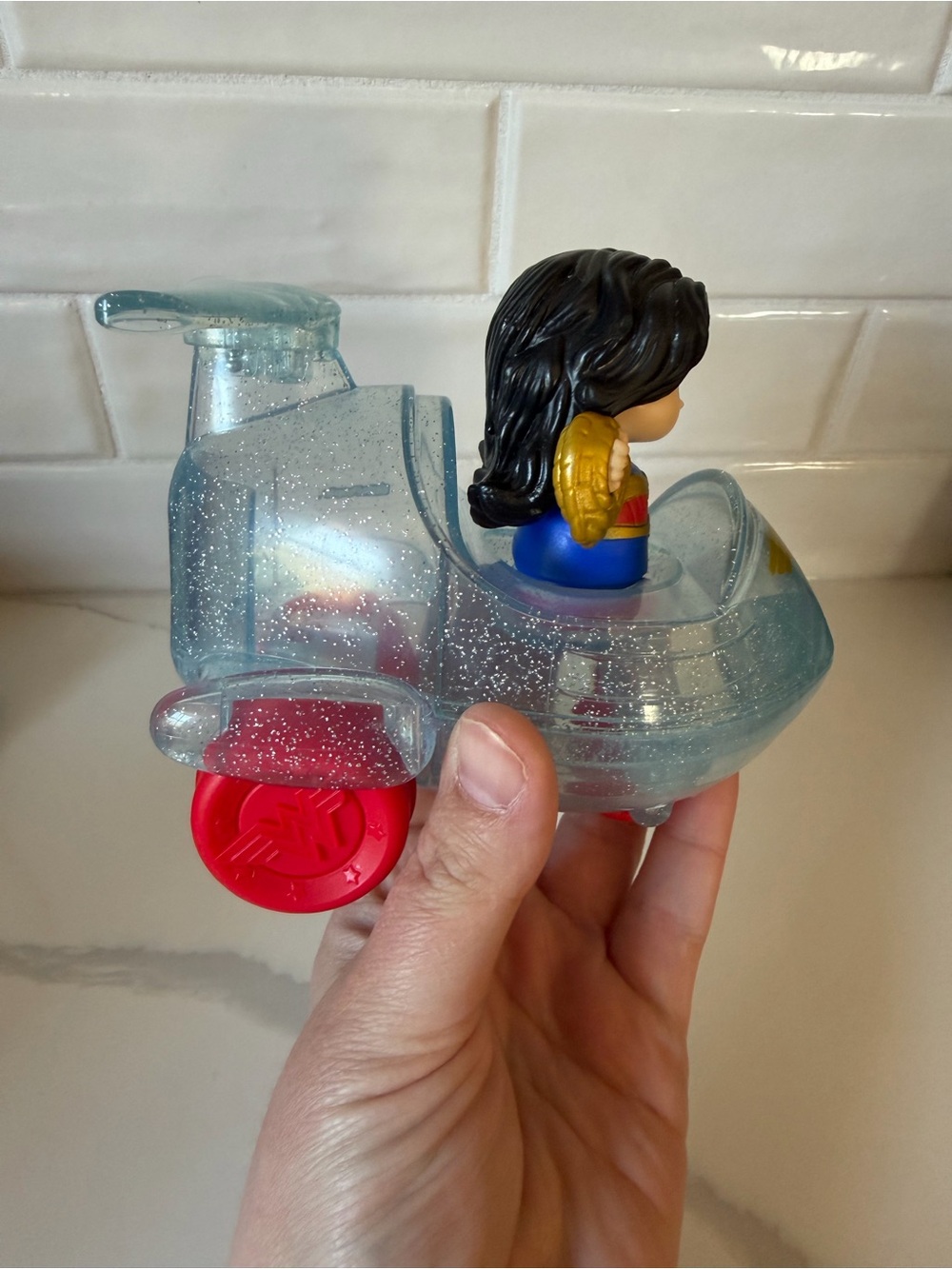 Little People DC Marvel Wonder Woman Figure & Plane Car - Picture 2 of 6